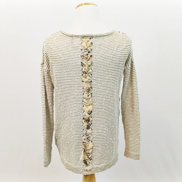 Anthropologie Akemi + Kin Ribbon Weave Sweater - Picture 3 of 5